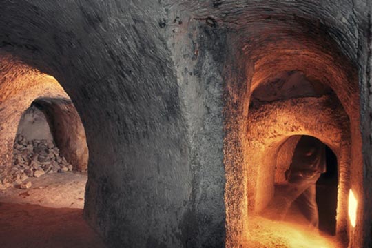 Chełm - a világon az egyetlen krétamárga-folyosó labirintus